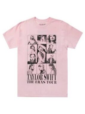 Taylor Swift Soft Pink Tour Logo Tee